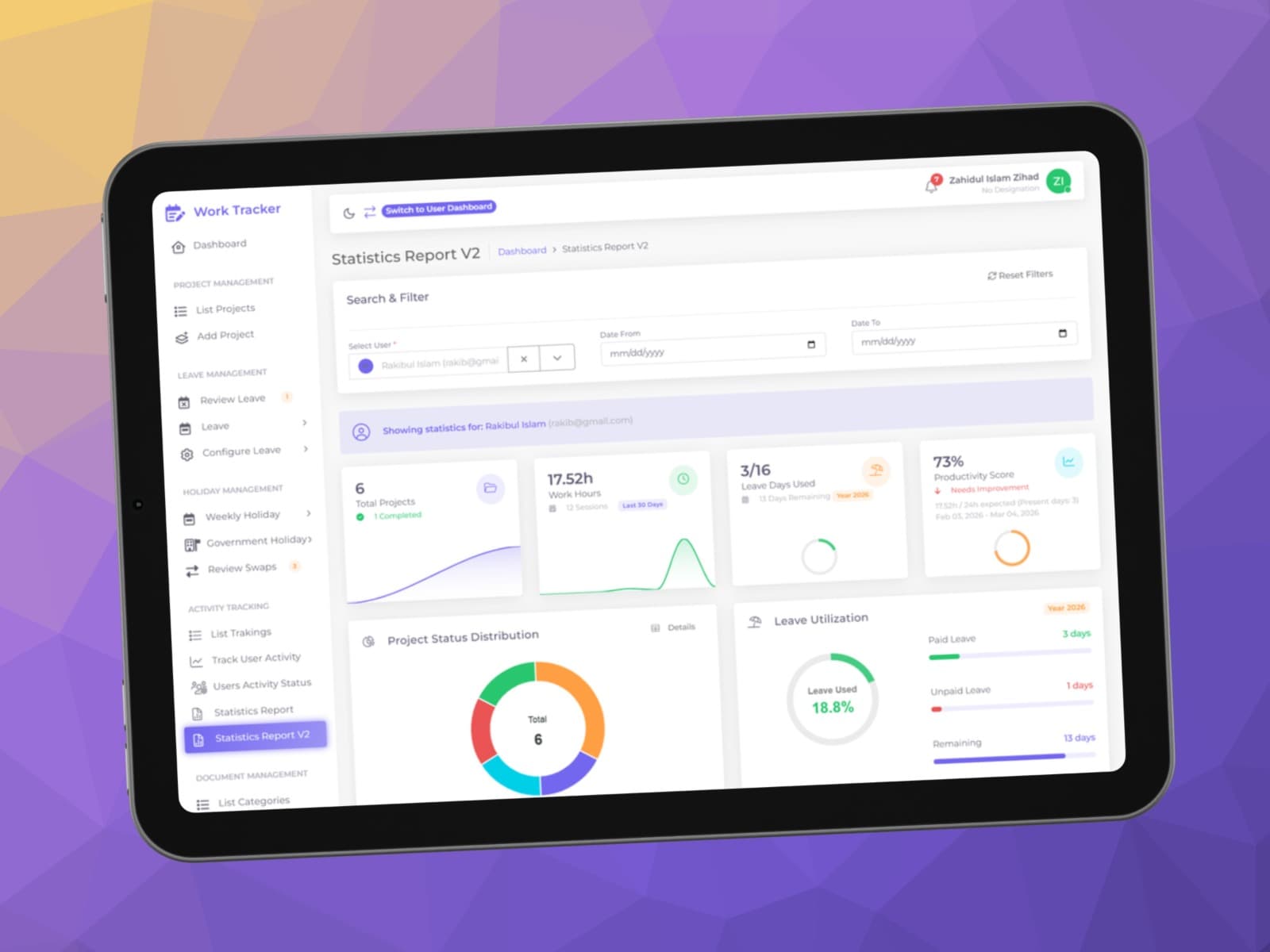 Featured image for Work Tracker - Enterprise Workforce Management Platform